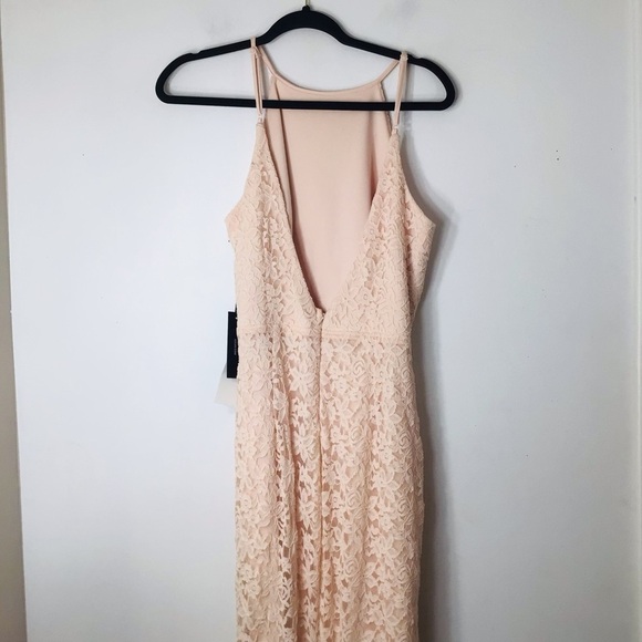 NWT new with tags lulu’s dress ephemeral allure peach lace xl sold out rare - Picture 9 of 16